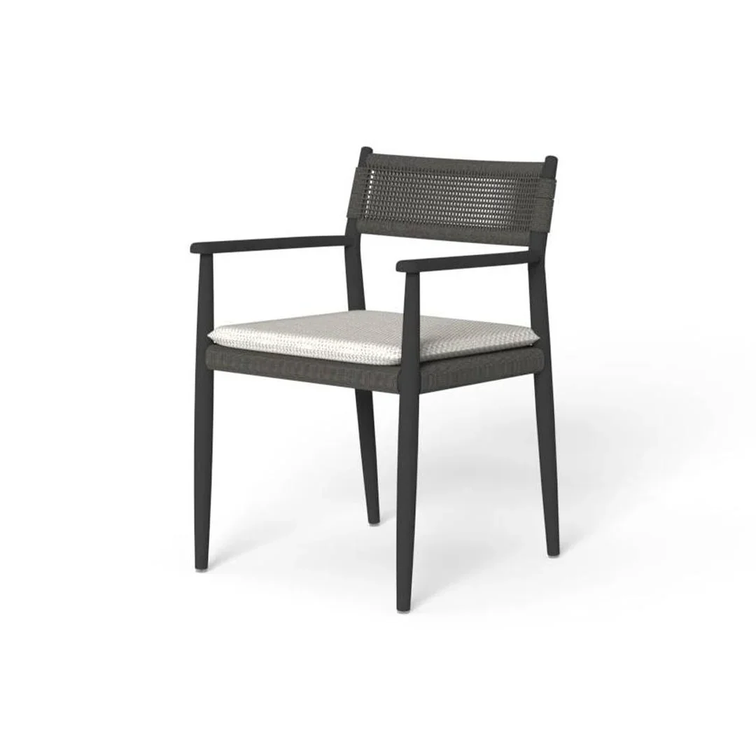 Dolce Vita Alu_Talenti_Dining Armhair_Graphite