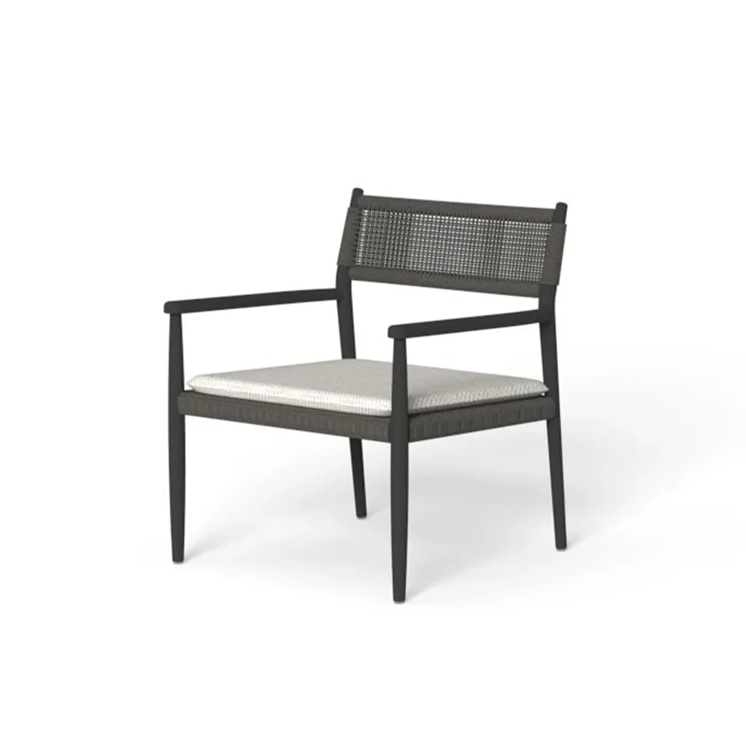 Dolce Vita Alu_Talenti_Lounge Chair_Graphite_TI-DOLALUPLON-A14-R8